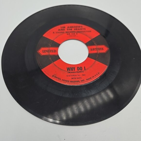 Why Do I / Glad To Be Here by Lee Andrews and the Hearts 45 RPM Vinyl Record - Picture 1 of 4